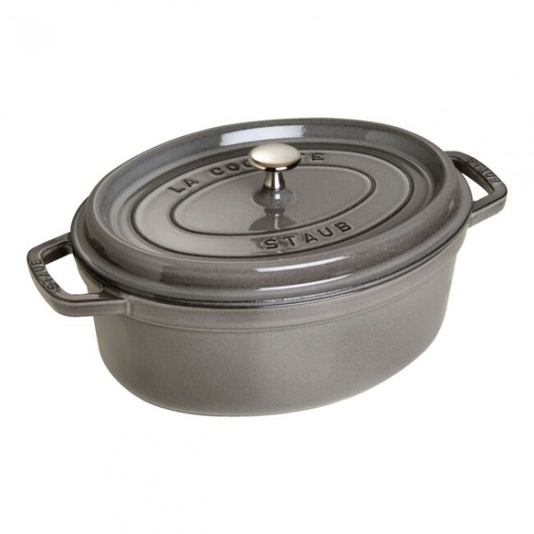 Staub - Cocotte Grigio graffite ovale...