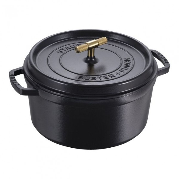 Staub - Cocotte Buster Punch oro nero...