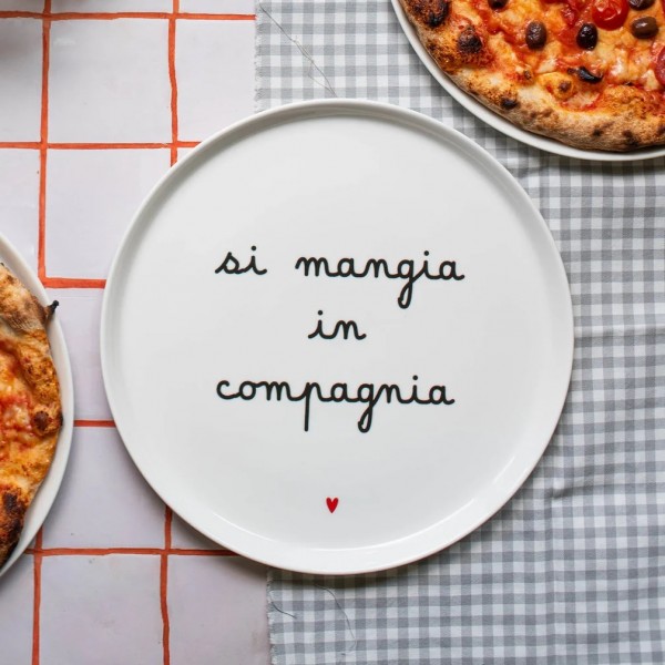 Simple Day - Piatto Pizza Si mangia...