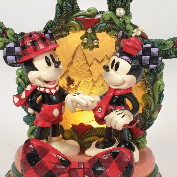 Jim Shore - Topolino e Minnie davanti...