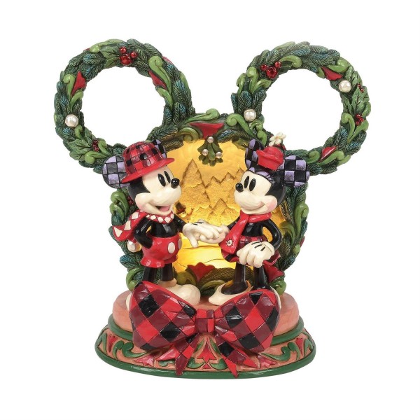 Jim Shore - Topolino e Minnie davanti...