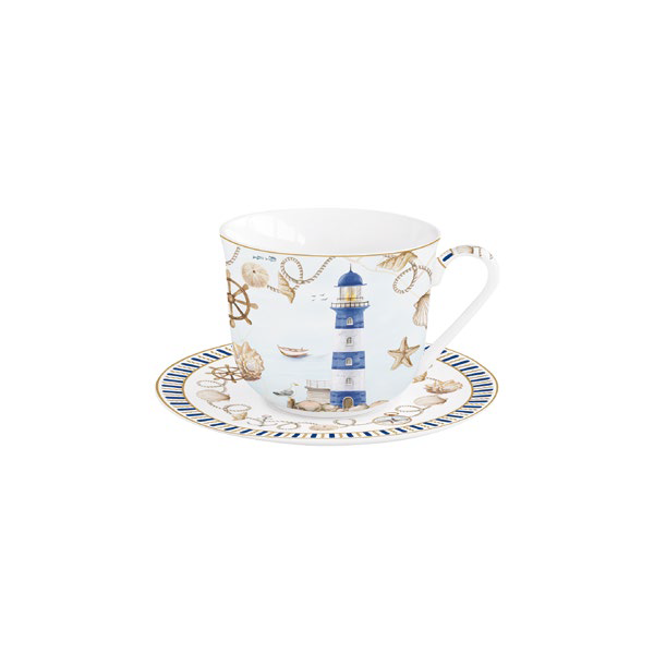 Easylife - Blue Lighthouse Tazza...