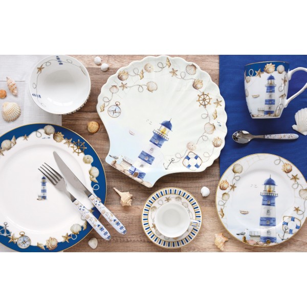 Easylife - Blue Lighthouse Piatto...