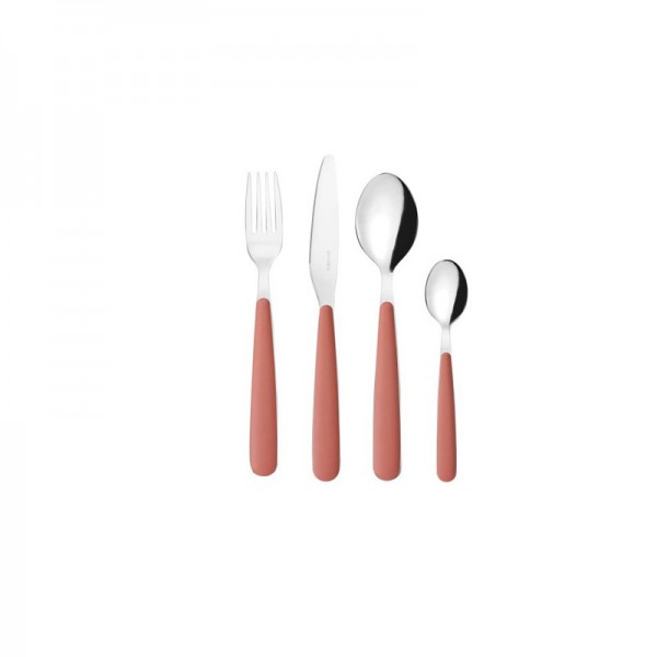 Guzzini - Pop set 24 posate Terracotta