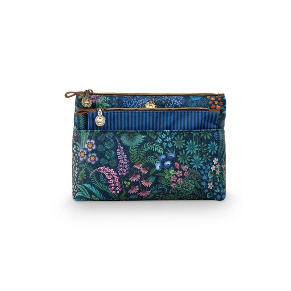 Pip Studio - Velvet Flower Blue and...