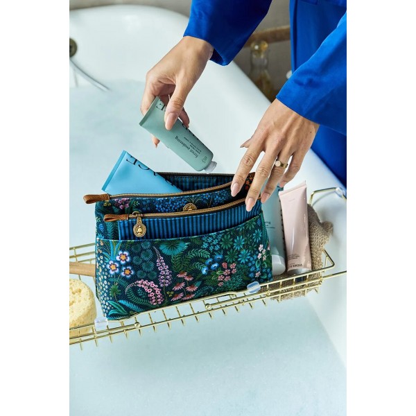 Pip Studio - Velvet Flower Blue and...