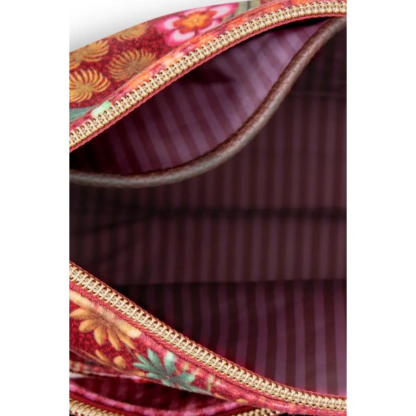 Pip Studio - Velvet Flower Red Doppia...