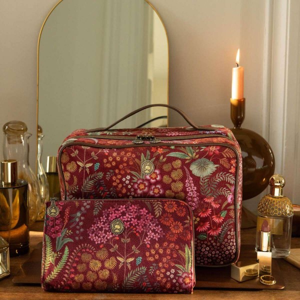Pip Studio - Velvet Flower Red Trousse