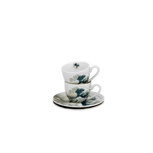 Duo Porcelain - Hokusai La Grande...