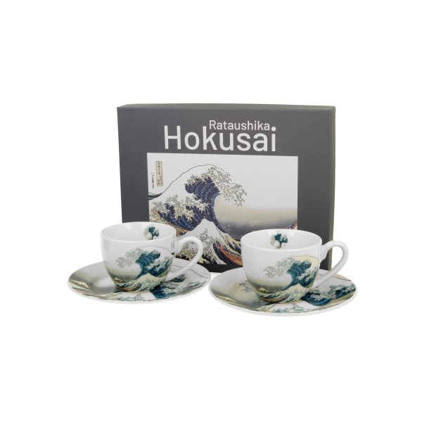 Duo Porcelain - Hokusai La Grande...