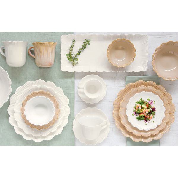 Easylife - Fleuri bianco Coppa d24cm