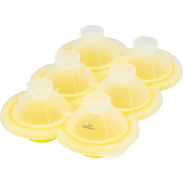 Stampo per bicchieri di ghiaccio, in silicone, 4 scomparti, perfetto per shot drink, colore: blu