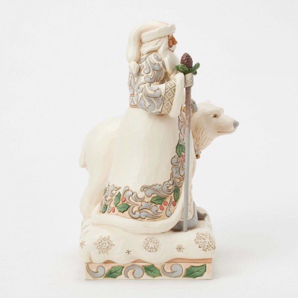 Jim Shore - White Woodland Babbo...