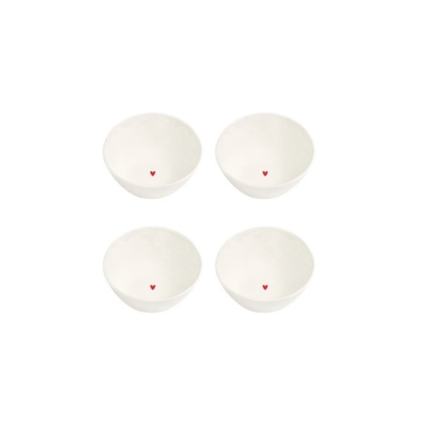 Simple Day - Set 4 coppe Cuore d10.5x4