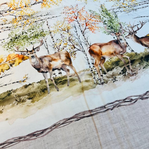 Tovaglia Cervi in Montagna 140x180cm