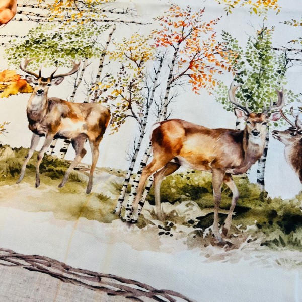 Tovaglia Cervi in Montagna 140x180cm