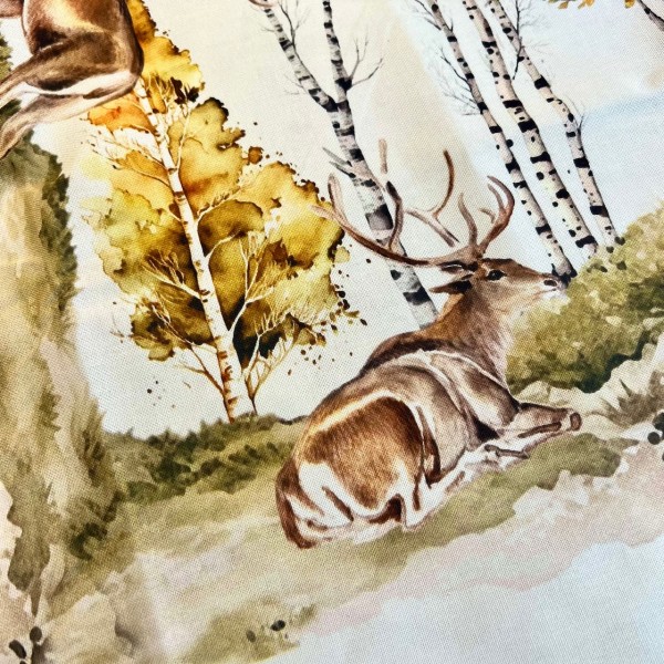 Tovaglia Cervi in Montagna 140x180cm