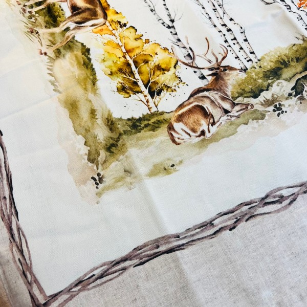 Tovaglia Cervi in Montagna 140x180cm