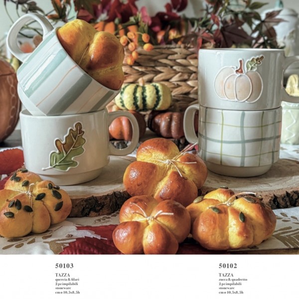 Brandani - Set 2 Tazza Zucca &...