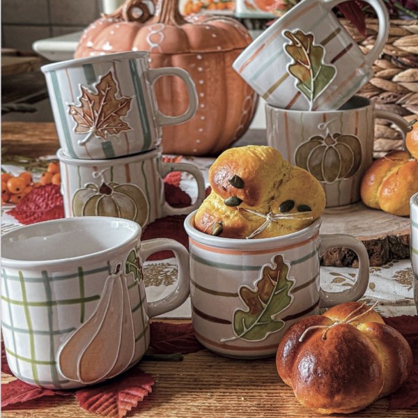 Brandani - Set 2 Tazza Zucca & Vite...