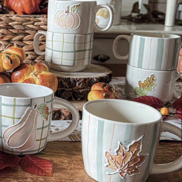Brandani - Set 2 Tazza Zucca & Vite...