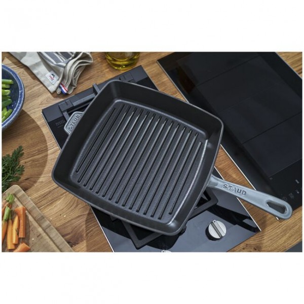 Staub - Griglia quadrata grigia 30cm...