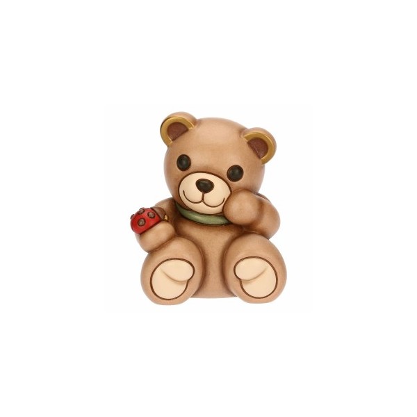 Thun - Teddy con Coccinella 9x8,5x11cm