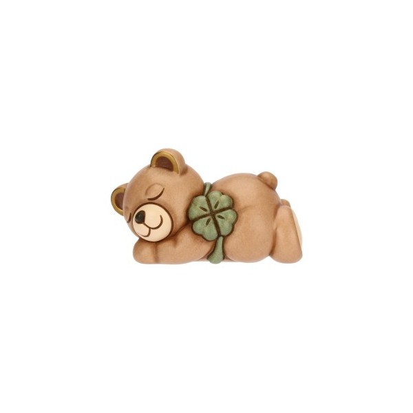 Thun - Teddy con Quadrifoglio 10x6x6cm