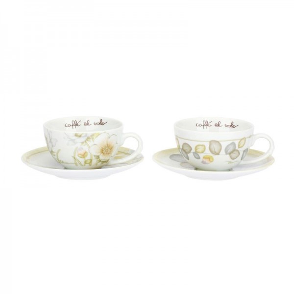 Thun - Bloom set 2 tazze cappuccino/tè