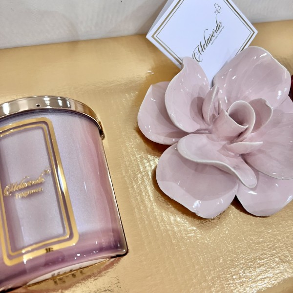 Melaverde - Set Diffusore Fiore Rosa...