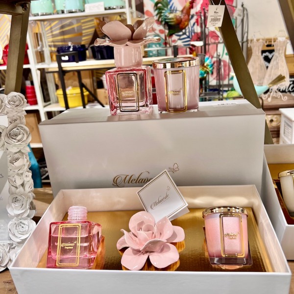 Melaverde - Set Diffusore Fiore Rosa...