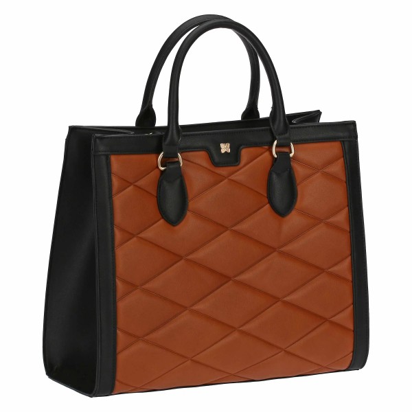 Thun - Shopper trapuntata a mano e...