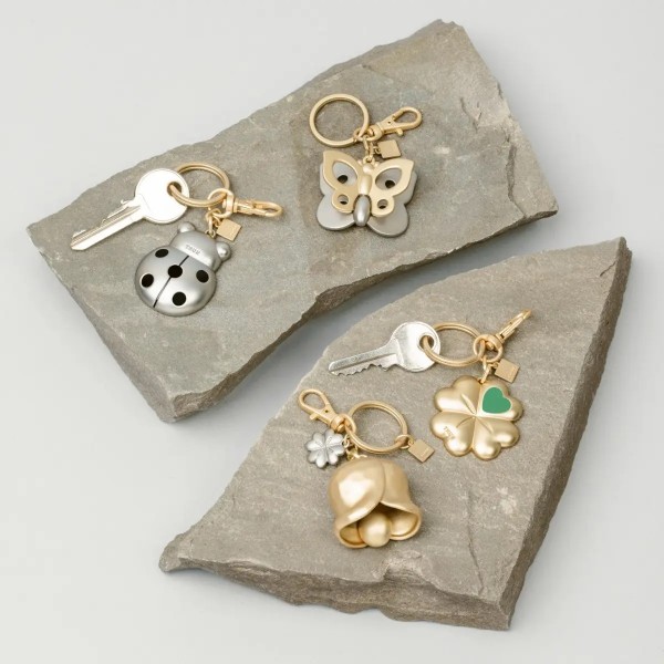 Thun - Portachiavi Tulipano oro 4x8cm