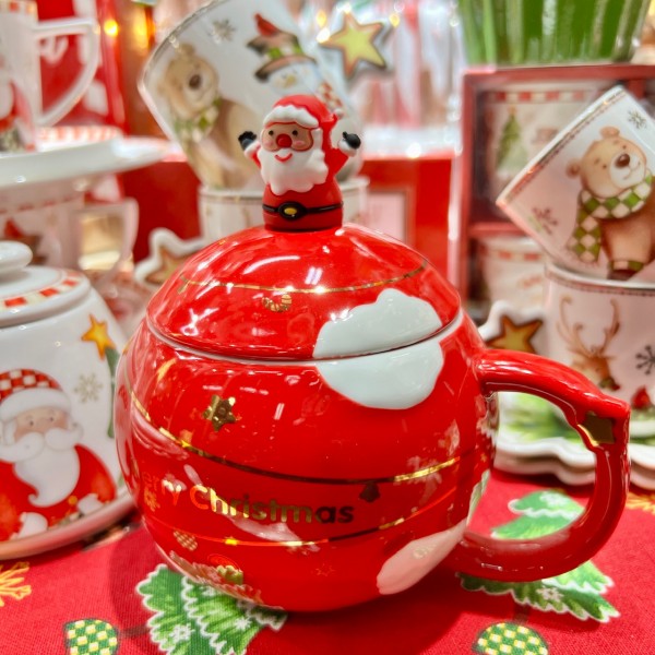 Timstor - Tazza Mug rossa a pallina...