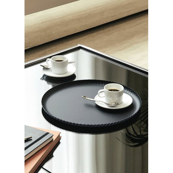 Alessi - Pleats vassoio nero d31cm
