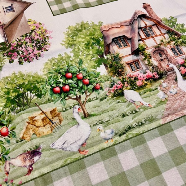 Tovaglia Oche e Cottage in Primavera...