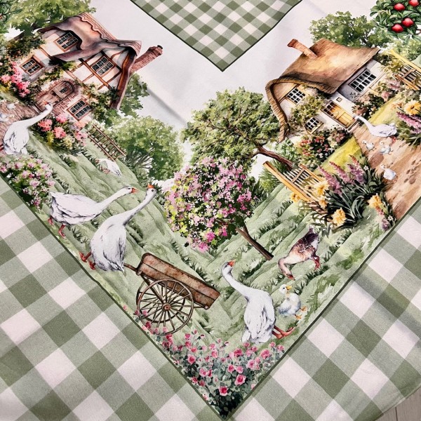 Tovaglia Oche e Cottage in Primavera...
