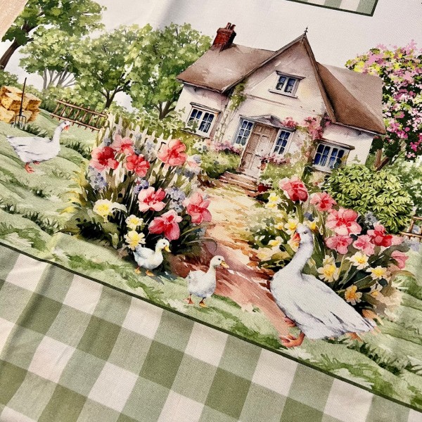 Tovaglia Oche e Cottage in Primavera...