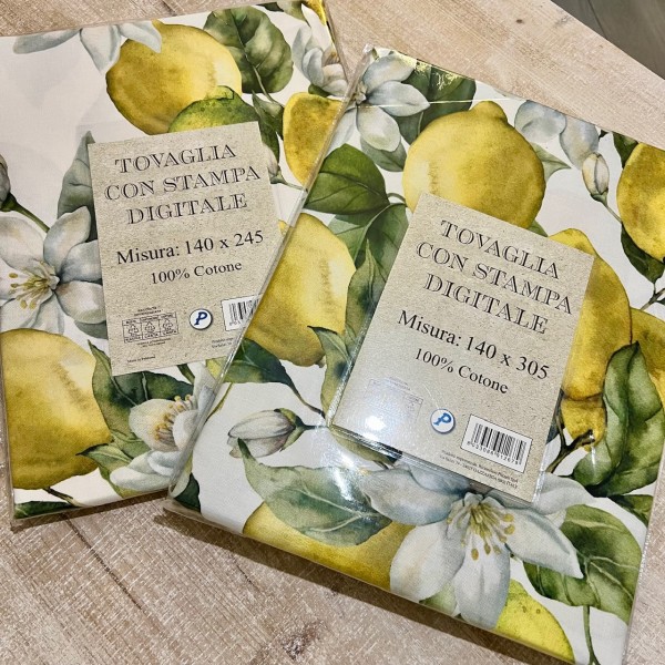 Tovaglia Limoni e Zagare 140X245cm