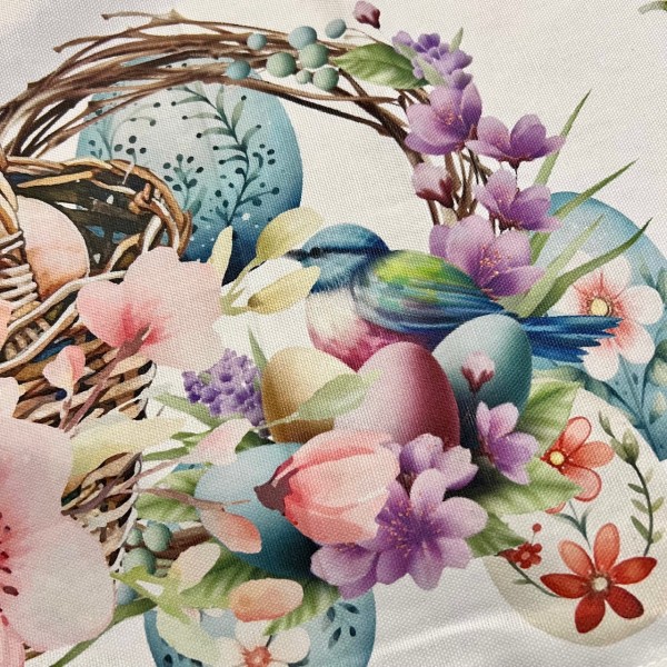 Tovaglia Coniglietti e Cesti di fiori...