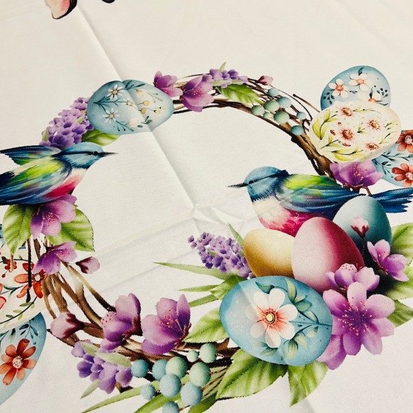Tovaglia Coniglietti e Cesti di fiori...
