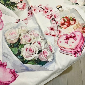 Tovaglia Rose, Cuori e... 2