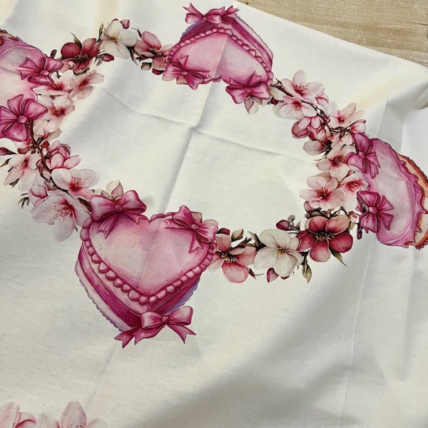 Tovaglia Rose, Cuori e Dolcezze...