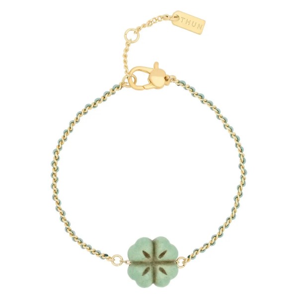 Thun - Bracciale con catena e tessuto...