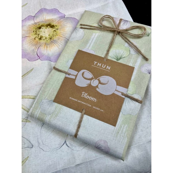 Thun - Bloom Runner antimacchia 45x150cm