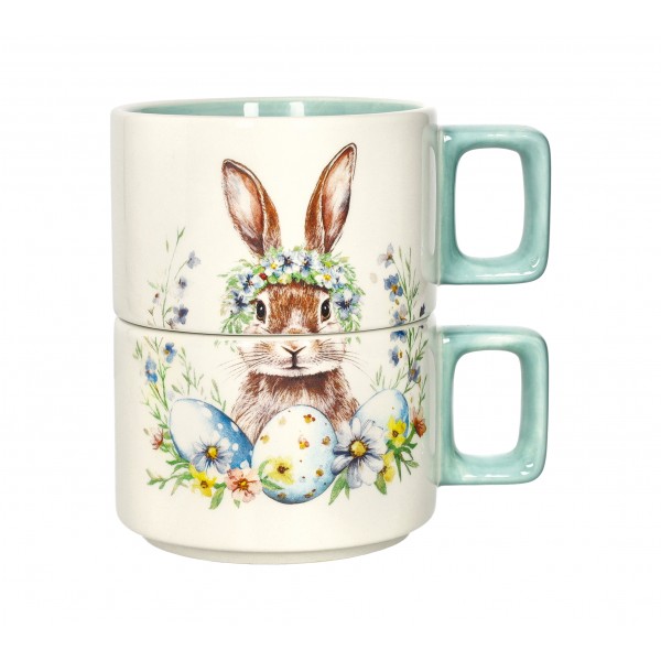 Brandani - Happy Bunny Mug doppia...