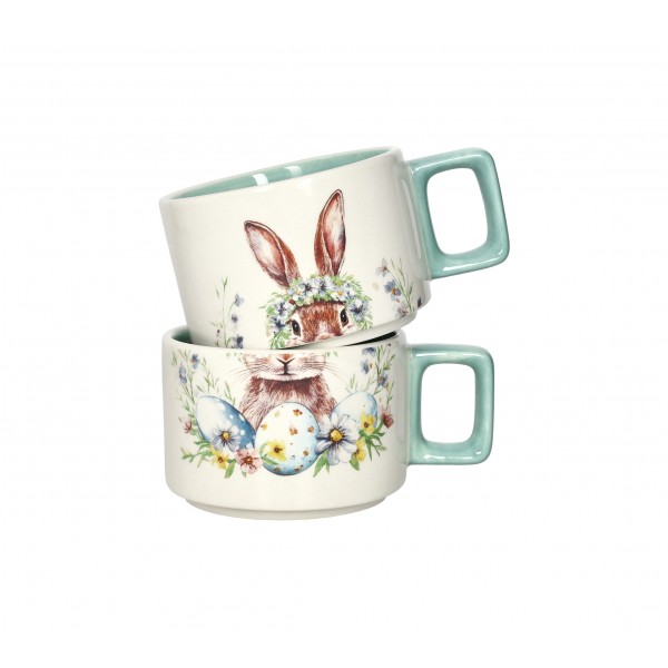 Brandani - Happy Bunny Mug doppia...