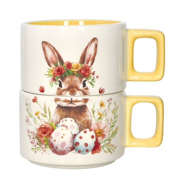 Brandani - Happy Bunny Mug doppia...