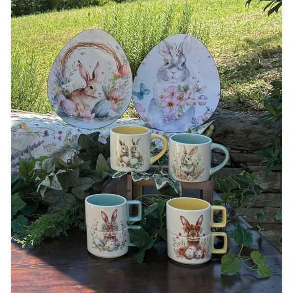 Brandani - Happy Bunny Mug doppia...