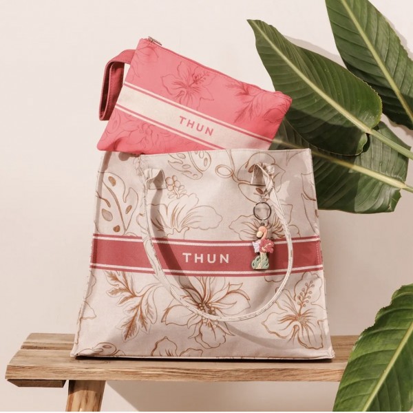 Thun - Set borsa con pochette e charm...